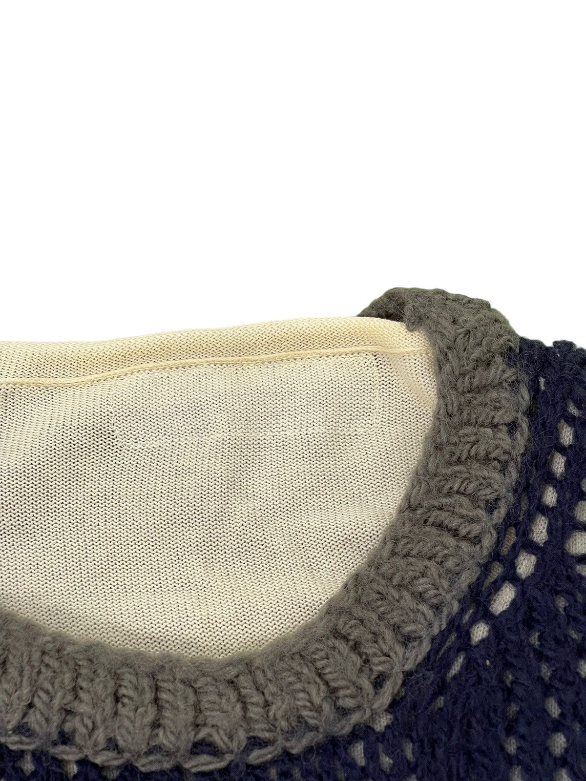 Comme des Garcons AD 1999 CDGH Wool Mesh Knitwear Cotton Lining Slim 4🟩8 Size US M / EU 48-50 / 2 - 8 Thumbnail