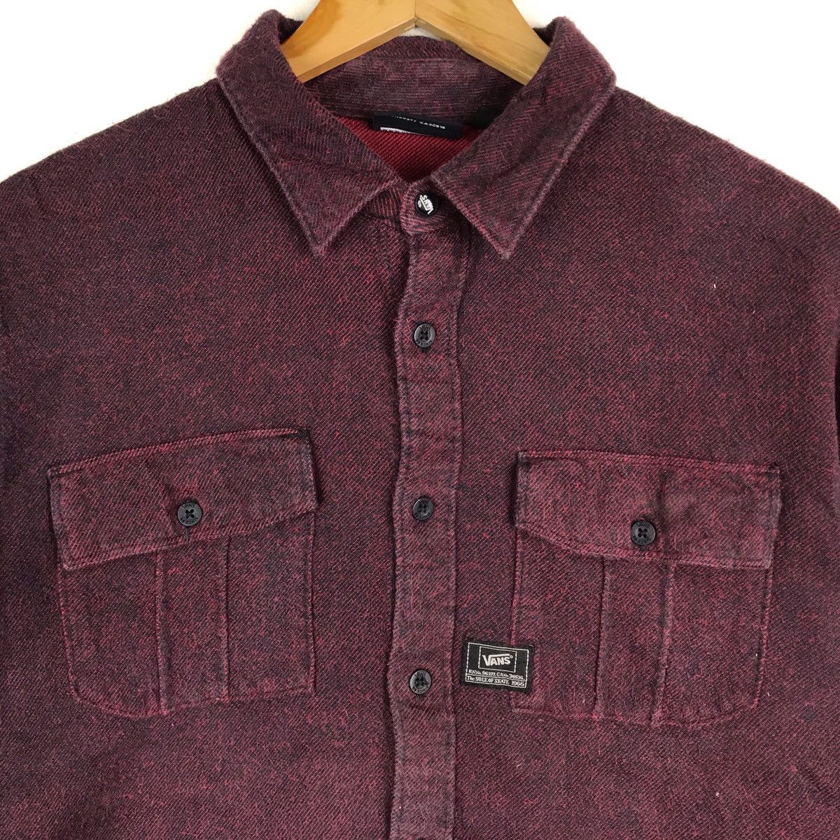 Vans Vintage VANS Shirt Button Up Small Logo Skateboards Size US L / EU 52-54 / 3 - 2 Thumbnail