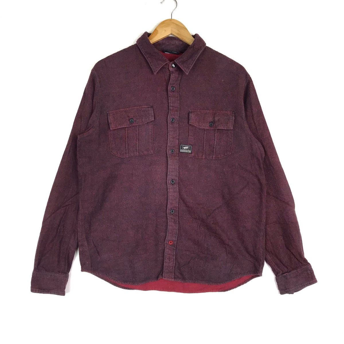 Vans Vintage VANS Shirt Button Up Small Logo Skateboards Size US L / EU 52-54 / 3 - 1 Thumbnail