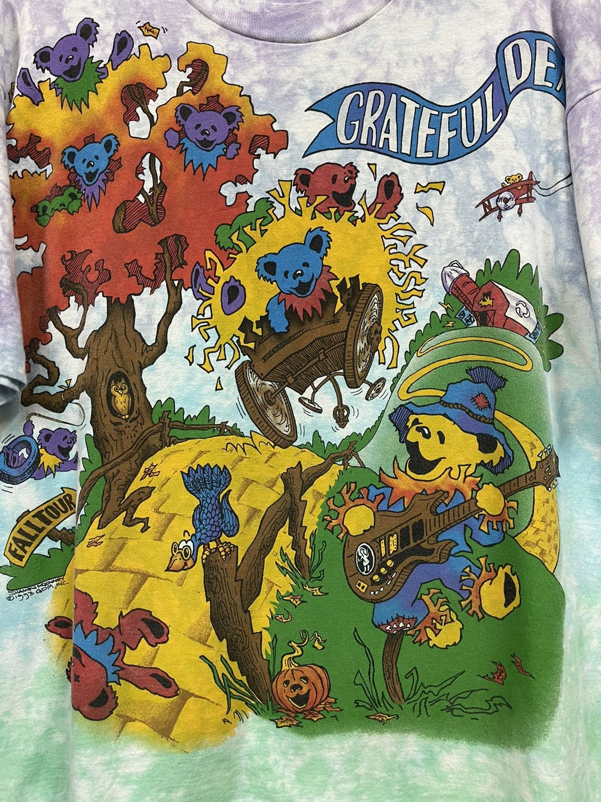 Grateful Dead × Vintage Vintage 1993 Grateful Dead By Design Shawn Kenny Tees Size US XL / EU 56 / 4 - 3 Thumbnail