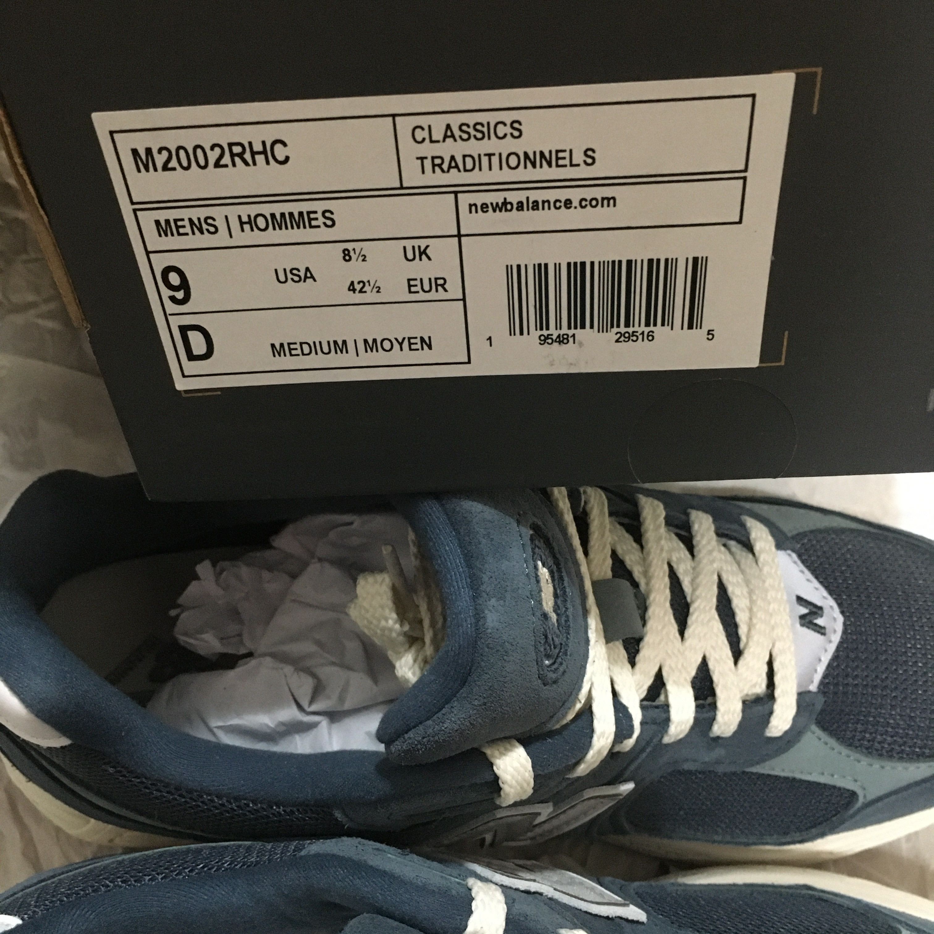New Balance 2002RHC Suede Pack Deep Ocean Grey / Slate Size US 9 / EU 42 - 8 Thumbnail