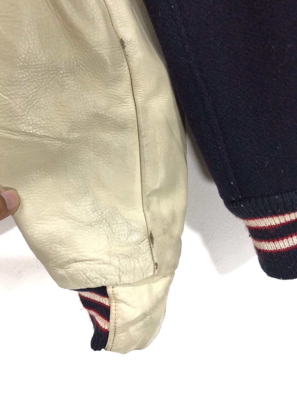 Golden Bear 💖Golden Bear Varsity Jacket Wool Leather 1🟩7 Size US S / EU 44-46 / 1 - 4 Thumbnail