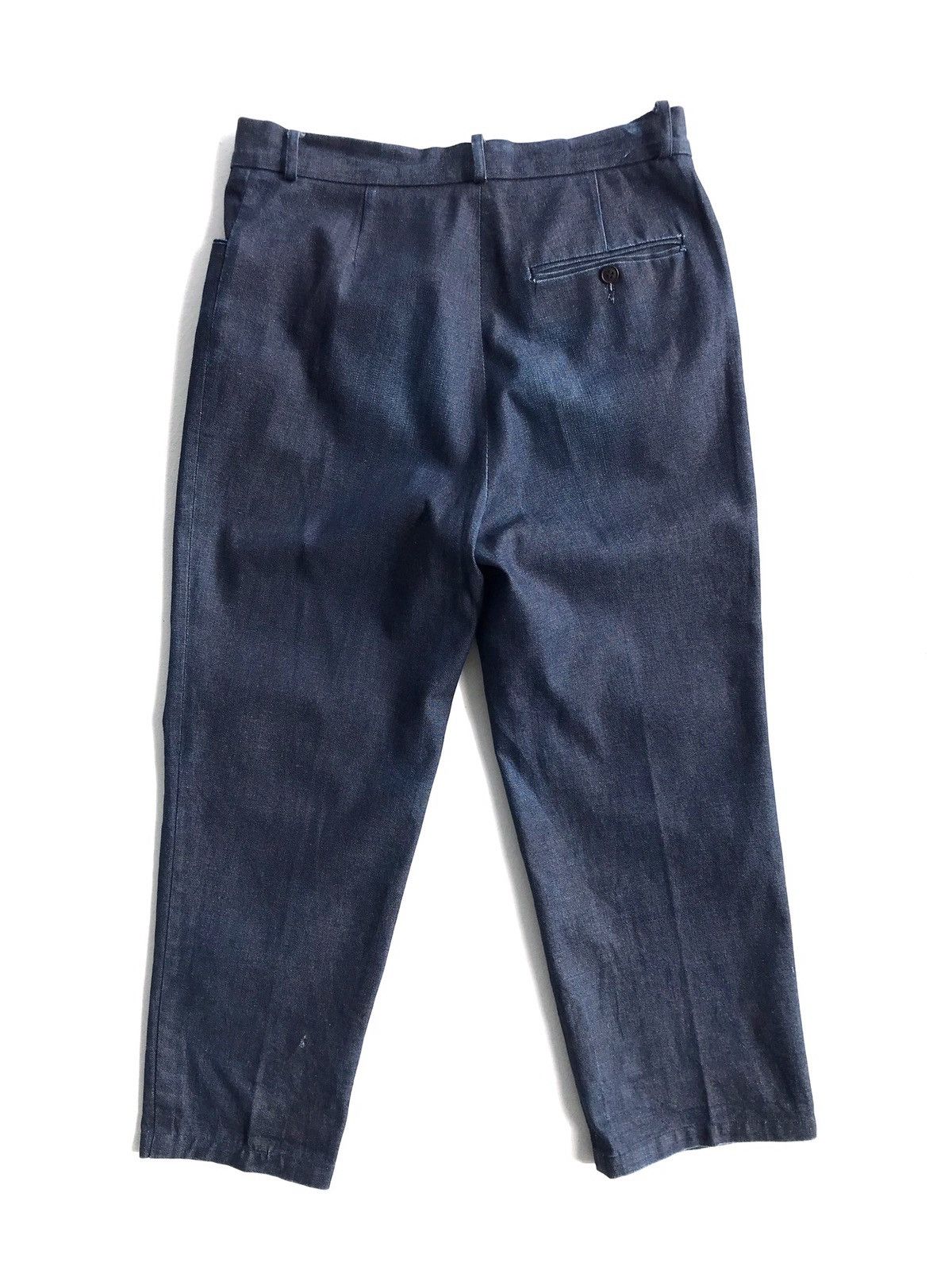 A.P.C. A.P.C Rue De Fleurus Paris Indigo Denim Cropped Pants Size US 30 / EU 46 - 2 Thumbnail