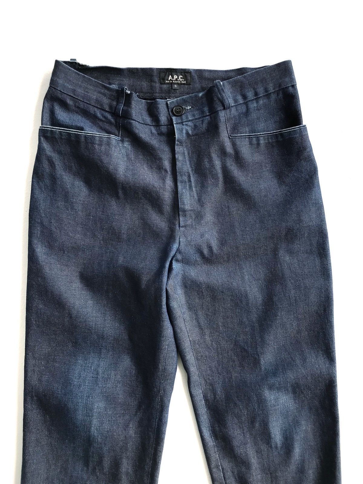 A.P.C. A.P.C Rue De Fleurus Paris Indigo Denim Cropped Pants Size US 30 / EU 46 - 3 Thumbnail