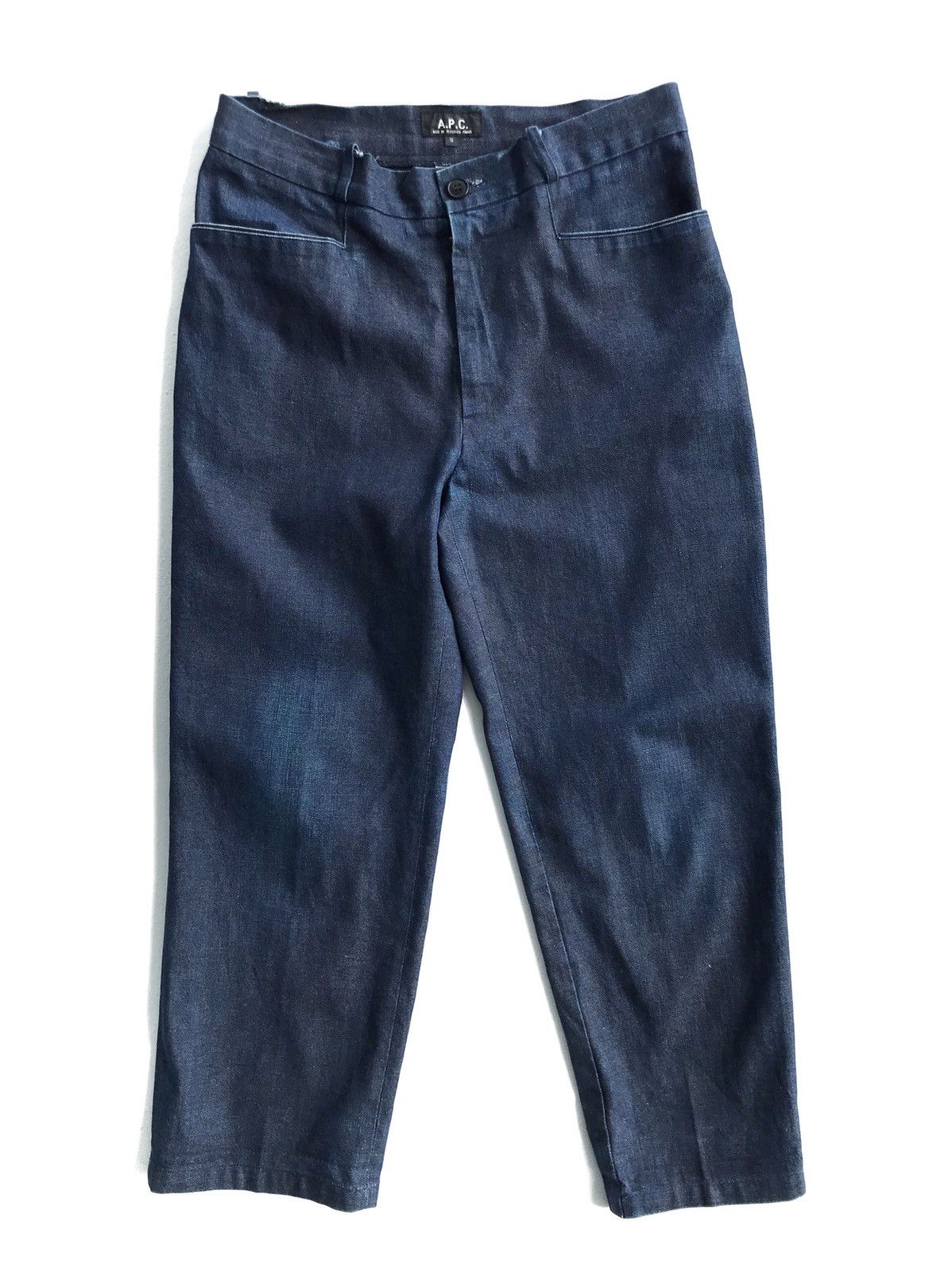 A.P.C. A.P.C Rue De Fleurus Paris Indigo Denim Cropped Pants Size US 30 / EU 46 - 1 Thumbnail
