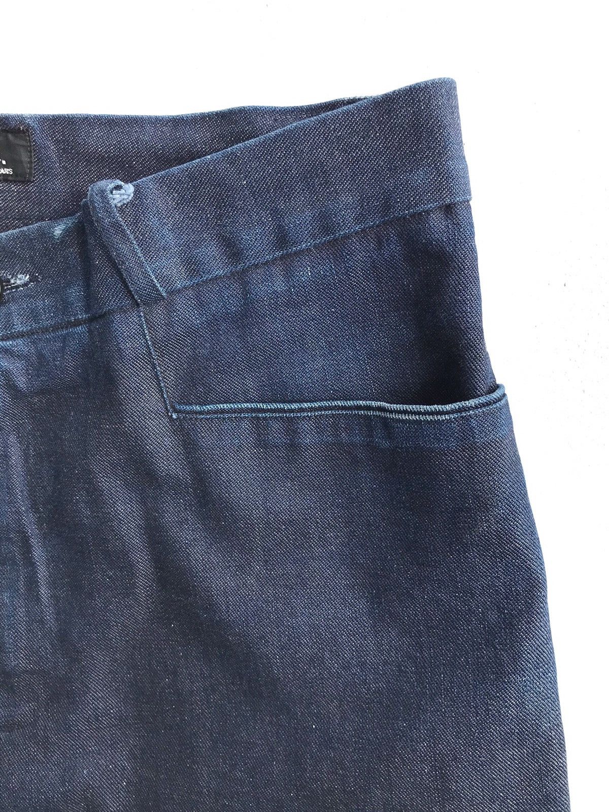 A.P.C. A.P.C Rue De Fleurus Paris Indigo Denim Cropped Pants Size US 30 / EU 46 - 6 Thumbnail