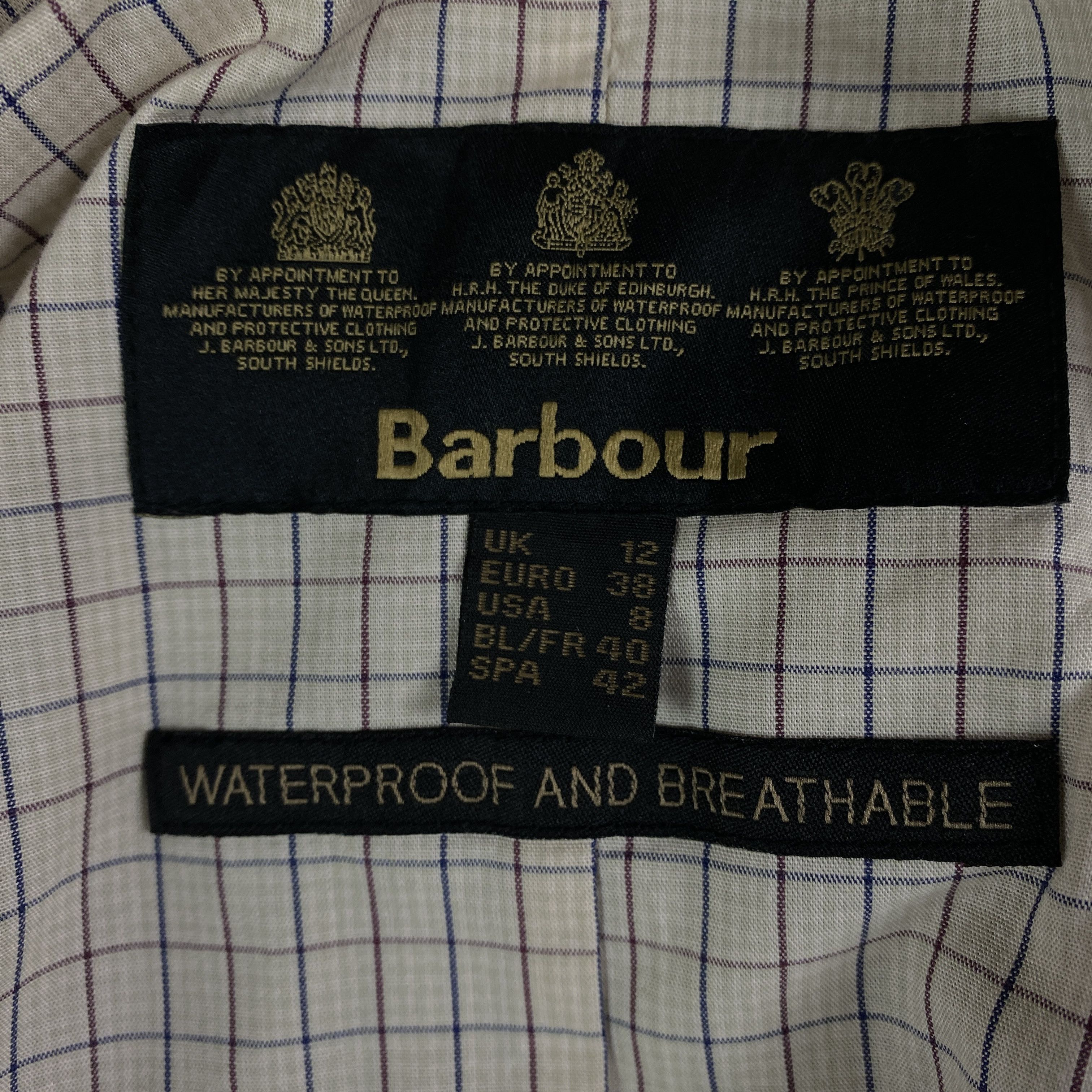 Barbour Womens Waterproof Fleece Jacket Barbour Size UK 12 US 8 Size M / US 6-8 / IT 42-44 - 5 Thumbnail