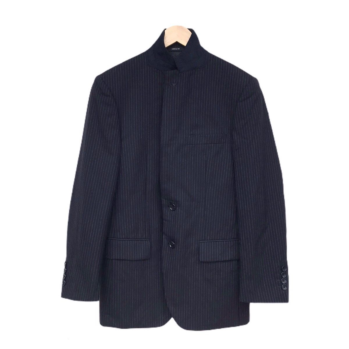 image of Comme Ca Ism Small Jacket in Blue Black, Men's