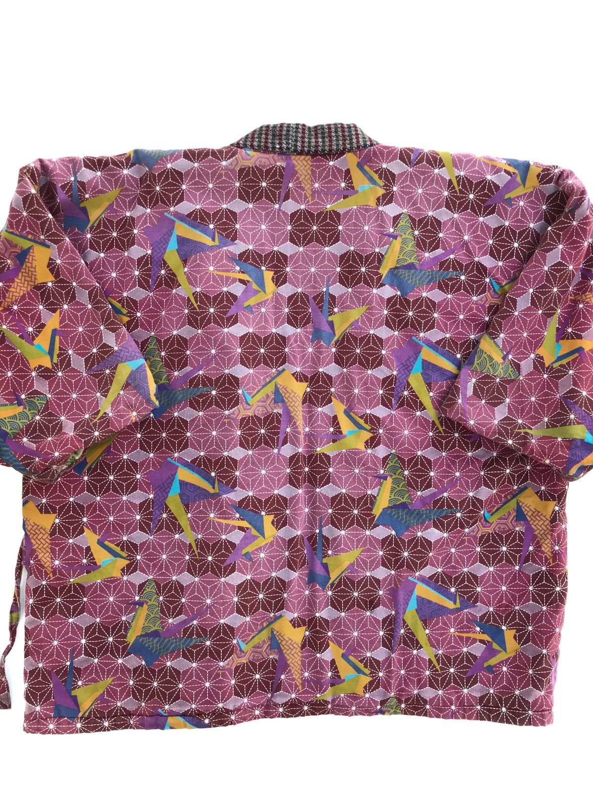 Japanese Brand × Vintage Japanese Kimono Sashiko Print Noragi Quilted Visvim Style Size US M / EU 48-50 / 2 - 5 Thumbnail