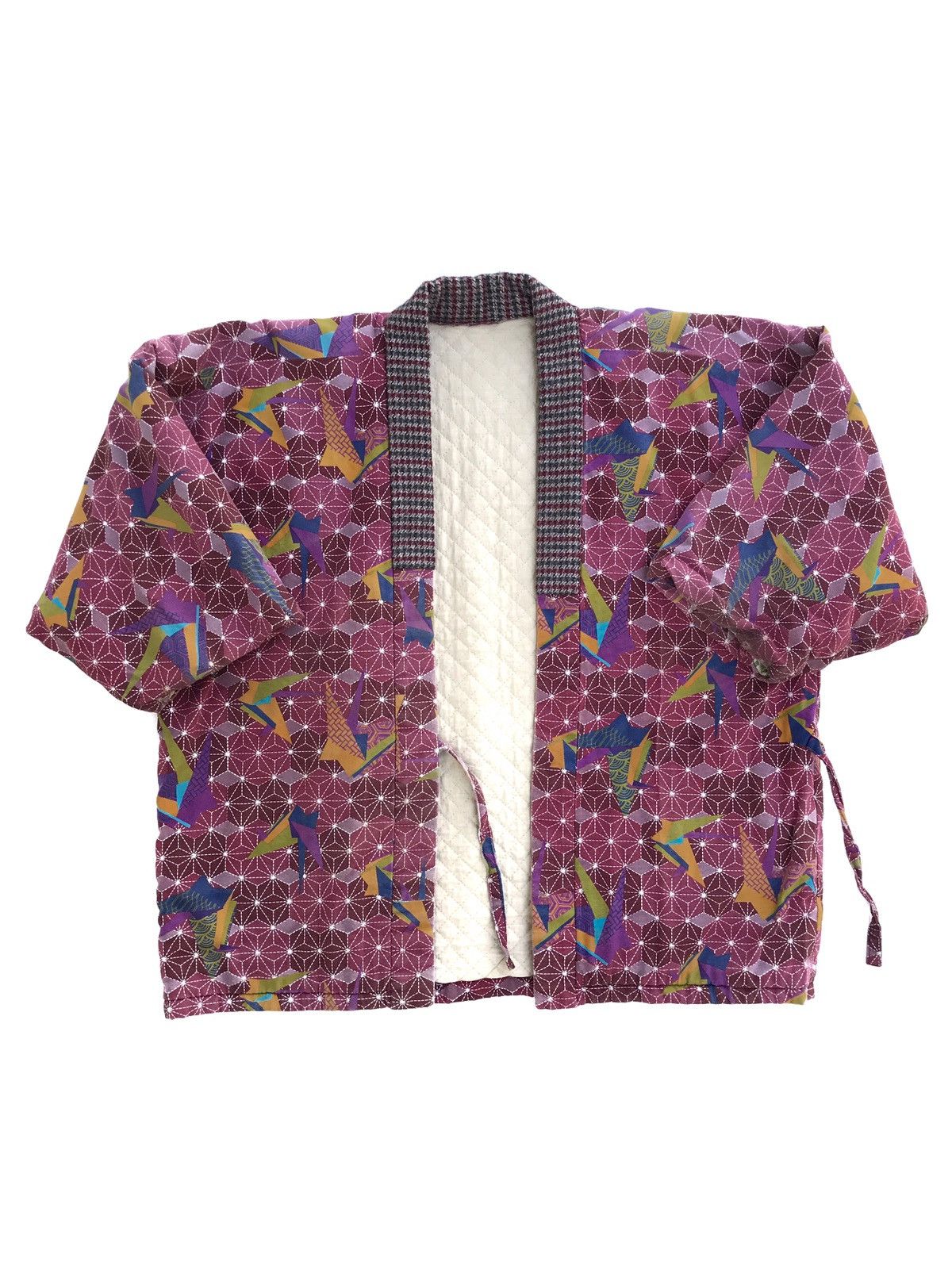 Japanese Brand × Vintage Japanese Kimono Sashiko Print Noragi Quilted Visvim Style Size US M / EU 48-50 / 2 - 2 Thumbnail