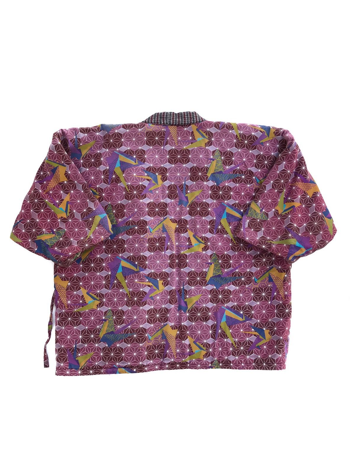 Japanese Brand × Vintage Japanese Kimono Sashiko Print Noragi Quilted Visvim Style Size US M / EU 48-50 / 2 - 3 Thumbnail