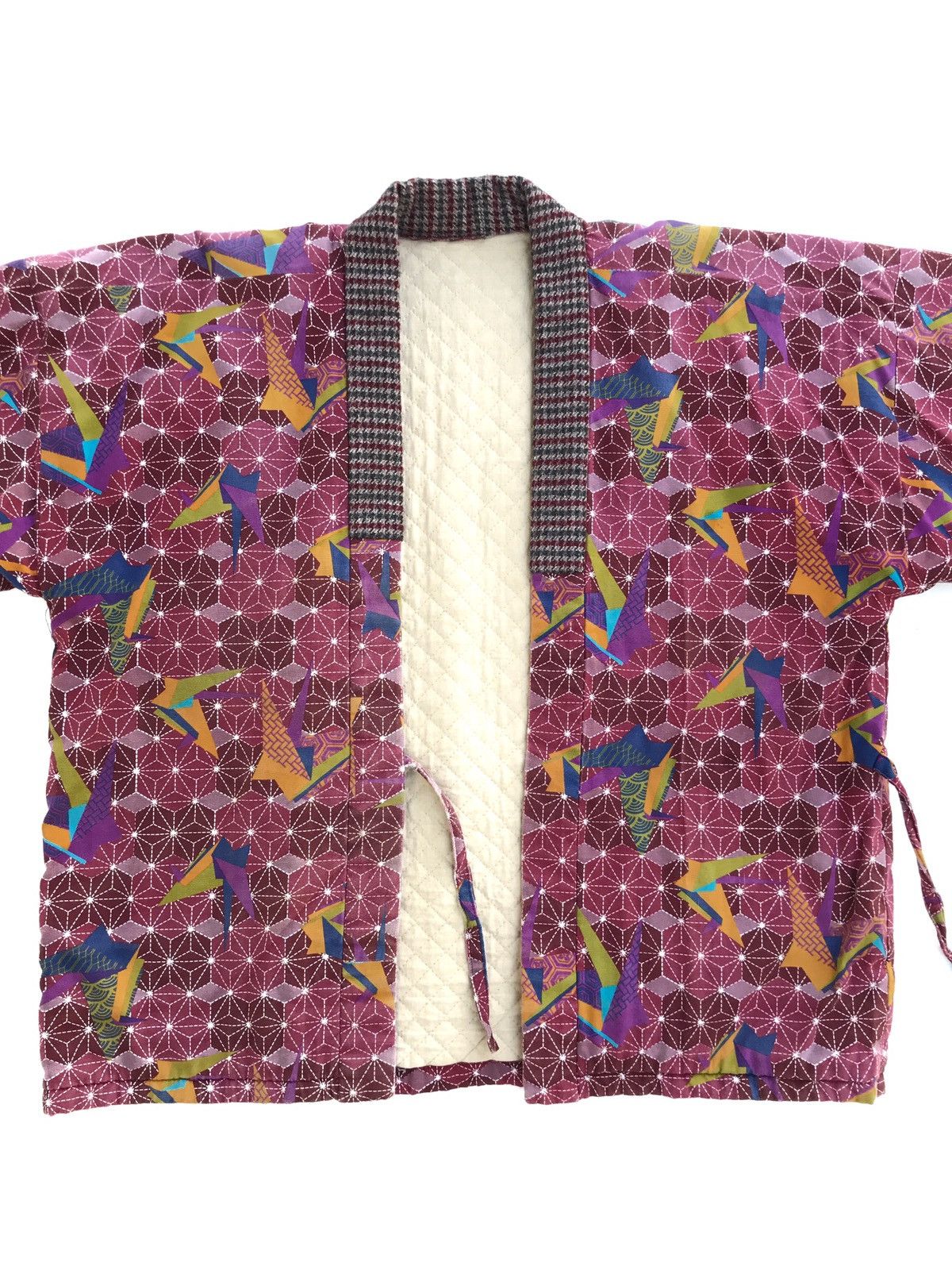 Japanese Brand × Vintage Japanese Kimono Sashiko Print Noragi Quilted Visvim Style Size US M / EU 48-50 / 2 - 10 Thumbnail