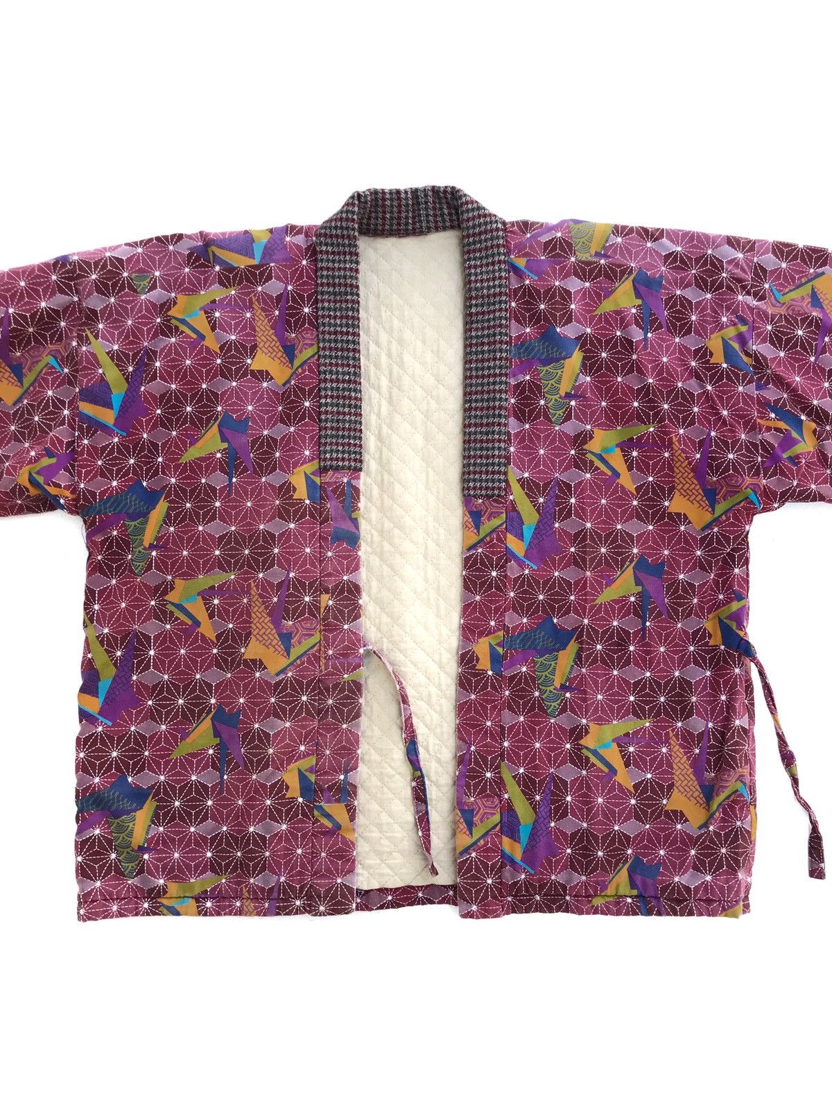 Japanese Brand × Vintage Japanese Kimono Sashiko Print Noragi Quilted Visvim Style Size US M / EU 48-50 / 2 - 1 Thumbnail