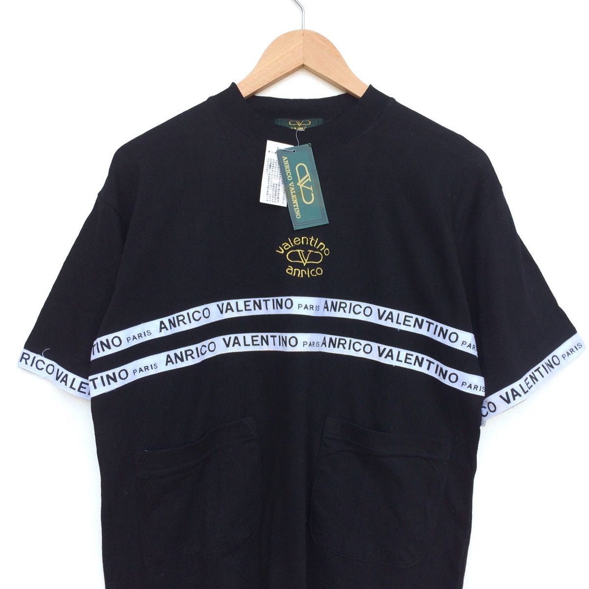 Japanese Brand Valentino Two Front Pocket Sidetape spell out NWT Size US M / EU 48-50 / 2 - 1 Thumbnail