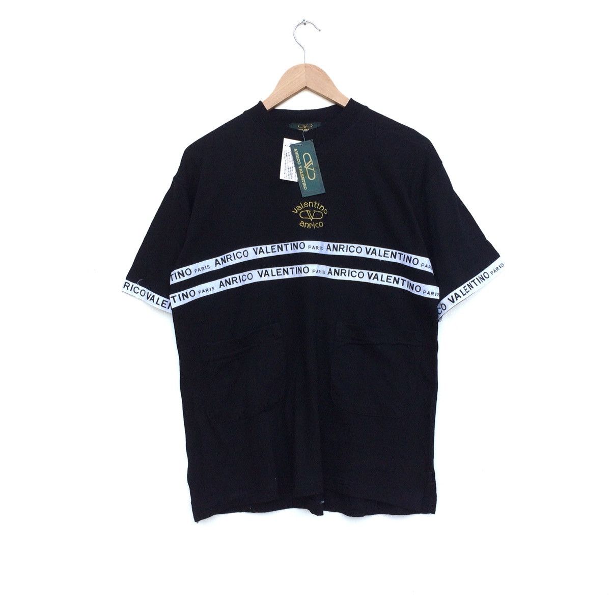 Japanese Brand Valentino Two Front Pocket Sidetape spell out NWT Size US M / EU 48-50 / 2 - 2 Thumbnail