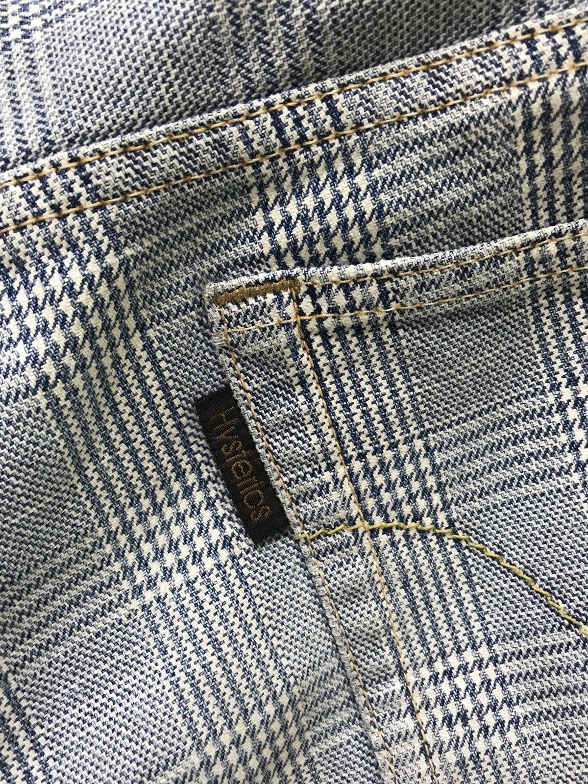 Hysteric Glamour Slim Low Rise Jeans Hysteric Glamour Check Pant Houndstooth Size US 27 - 4 Thumbnail