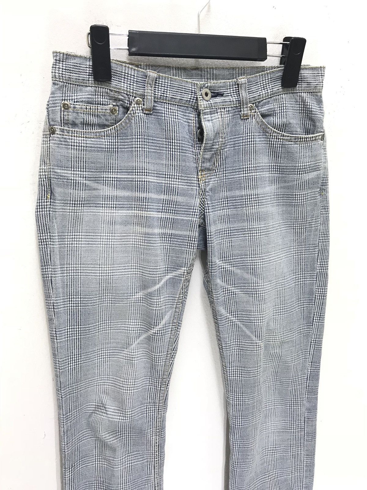 Hysteric Glamour Slim Low Rise Jeans Hysteric Glamour Check Pant Houndstooth Size US 27 - 3 Thumbnail