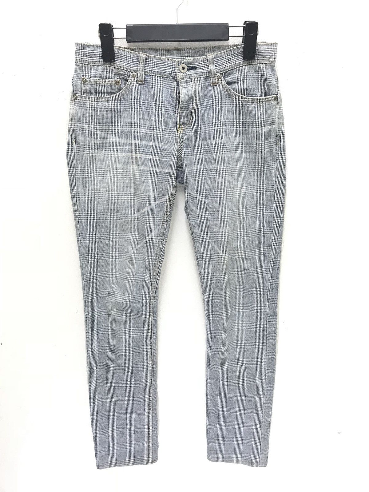 Hysteric Glamour Slim Low Rise Jeans Hysteric Glamour Check Pant Houndstooth Size US 27 - 6 Thumbnail