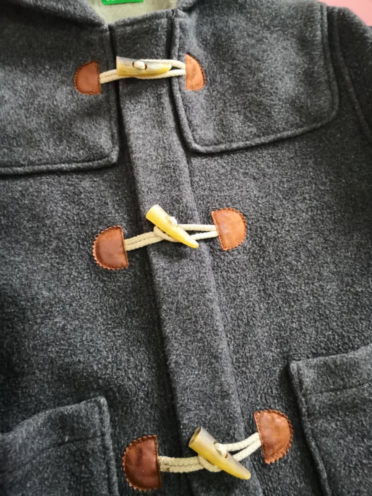 Benetton Vintage Benetton Wool Duffle Coat Size M / US 6-8 / IT 42-44 - 3 Thumbnail