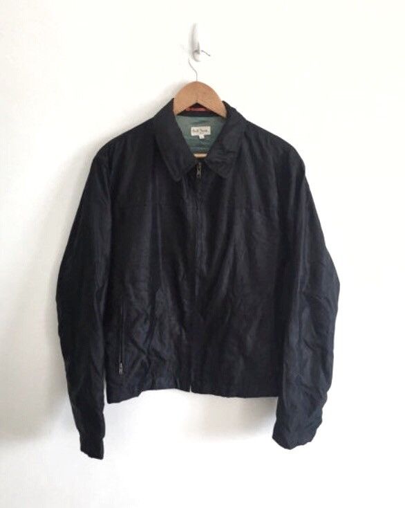 Paul Smith PAUL SMITH Jacket armpit 22" Black Zipper Bomber Size US L / EU 52-54 / 3 - 2 Thumbnail