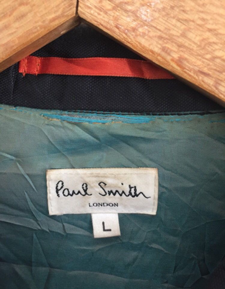 Paul Smith PAUL SMITH Jacket armpit 22" Black Zipper Bomber Size US L / EU 52-54 / 3 - 5 Thumbnail