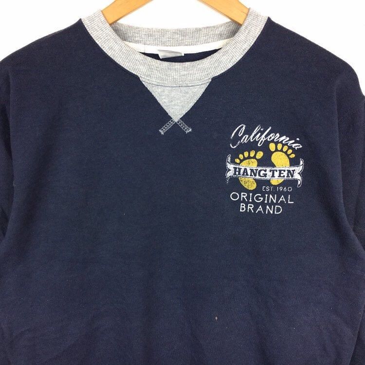 Hang Ten Vintage Hang Ten Sweatshirt Big Logo Surf Surfing Style Size US M / EU 48-50 / 2 - 3 Thumbnail