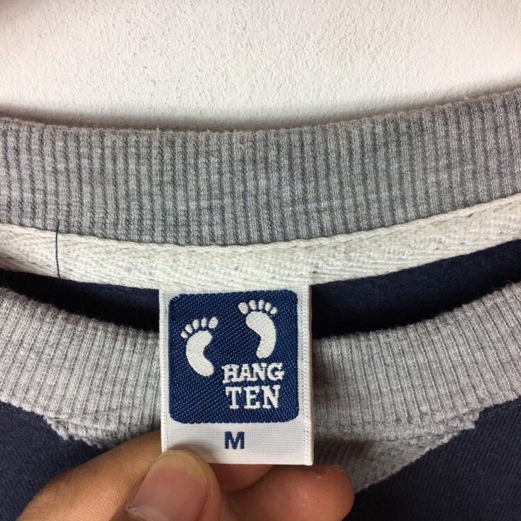 Hang Ten Vintage Hang Ten Sweatshirt Big Logo Surf Surfing Style Size US M / EU 48-50 / 2 - 5 Thumbnail