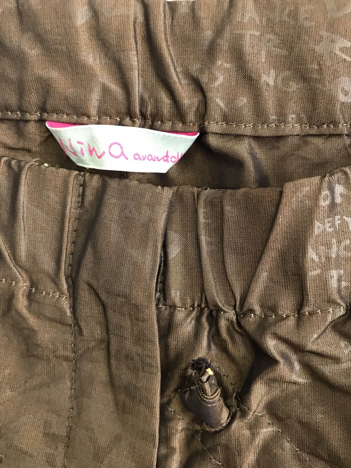 Japanese Brand Japanese Brand Made In Japan Nina Avandoll Crooped Pants Size US 26 / EU 42 - 4 Thumbnail