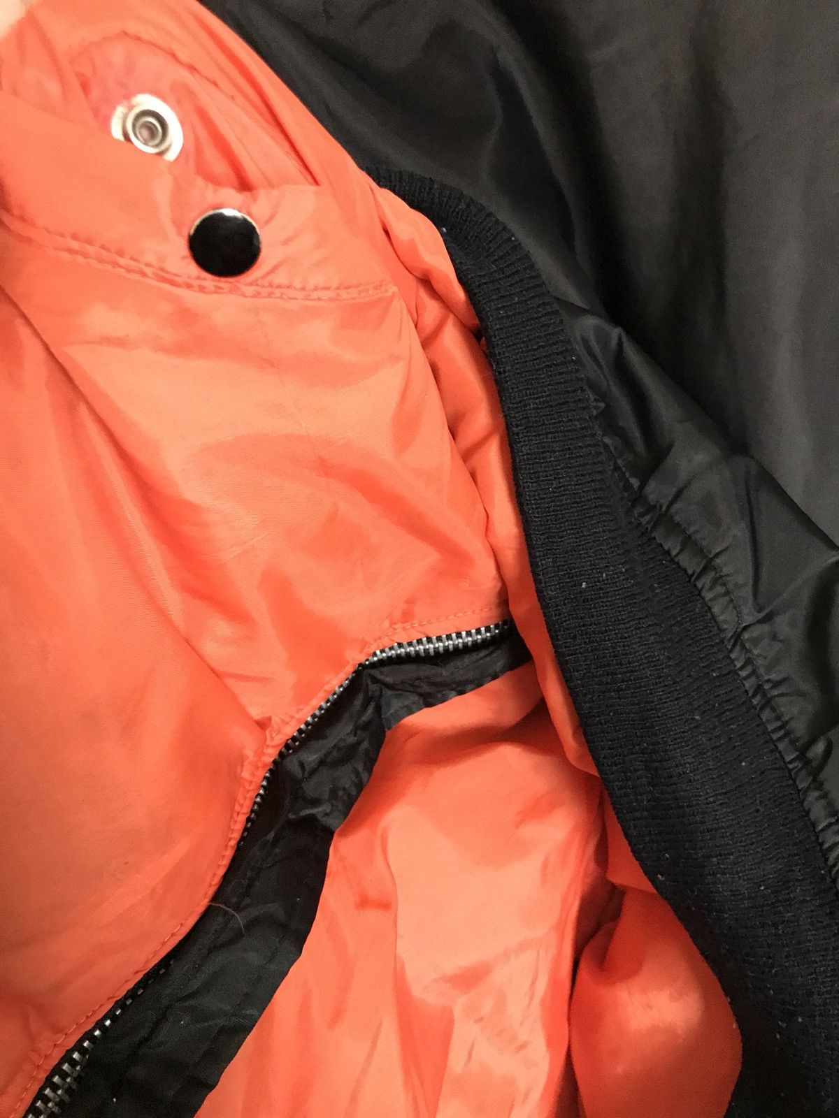 If Six Was Nine MA-1 Flight Bomber Black Jacket Size US M / EU 48-50 / 2 - 12 Thumbnail