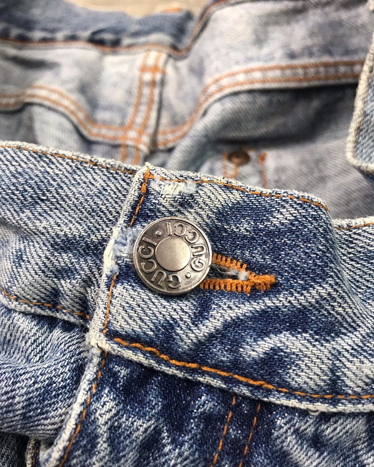 Vintage ACCEPT OFFER 💥 Vintage Gucci Jeans Selvedge Size US 31 - 1 Thumbnail