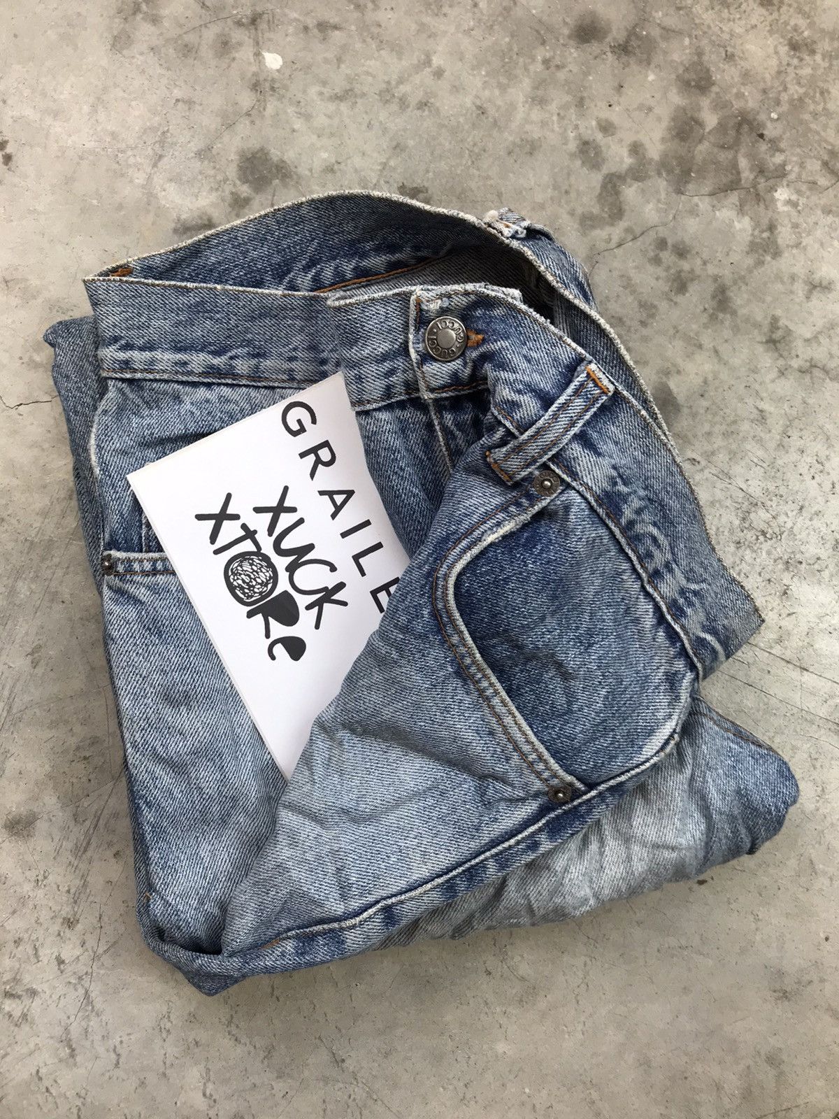 Vintage ACCEPT OFFER 💥 Vintage Gucci Jeans Selvedge Size US 31 - 17 Thumbnail