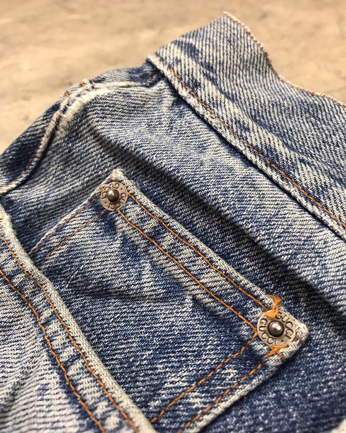 Vintage ACCEPT OFFER 💥 Vintage Gucci Jeans Selvedge Size US 31 - 4 Thumbnail