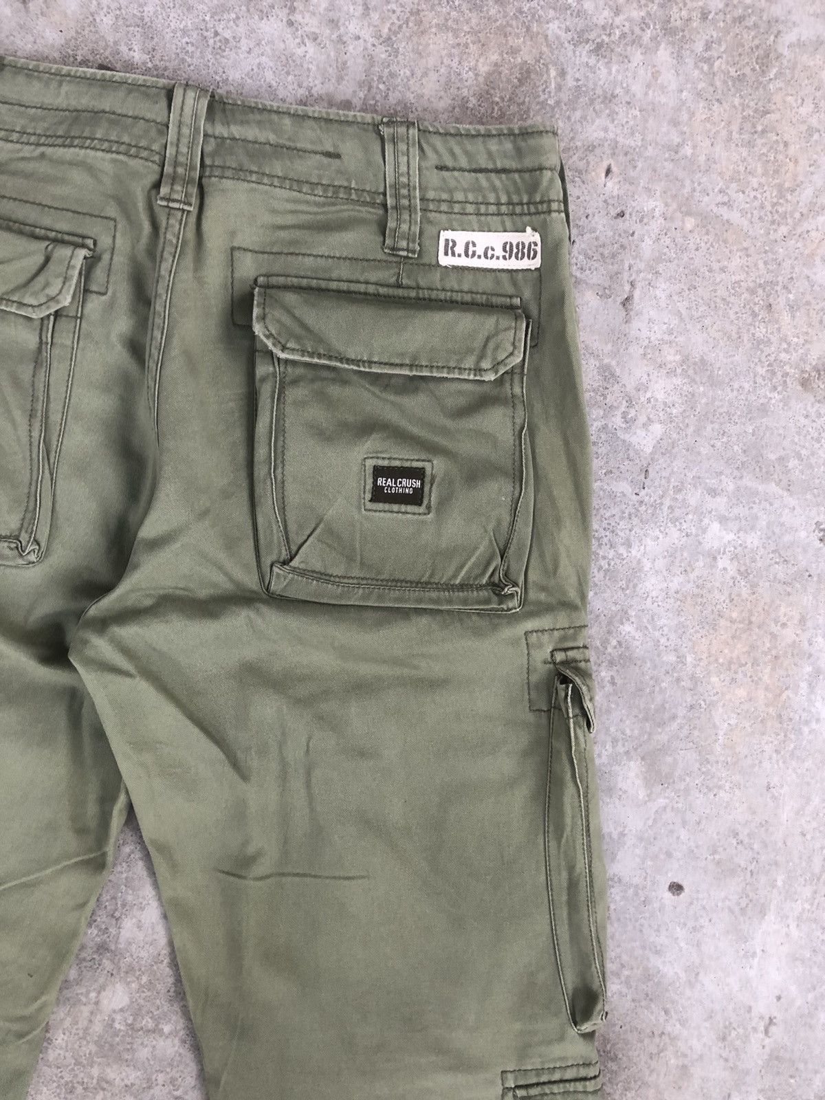 Japanese Brand Real Crush Parachute Cargo Pants Multipocket Bondage Size US 32 / EU 48 - 9 Thumbnail