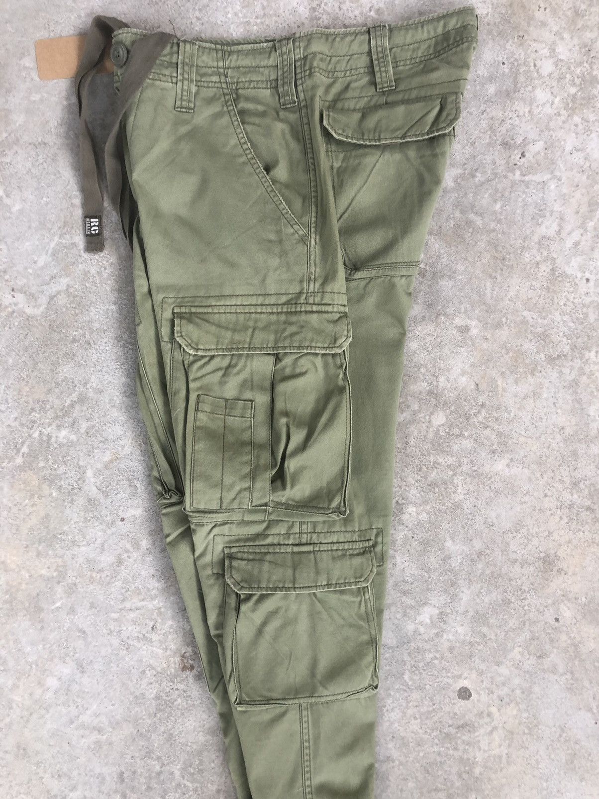 Japanese Brand Real Crush Parachute Cargo Pants Multipocket Bondage Size US 32 / EU 48 - 13 Thumbnail