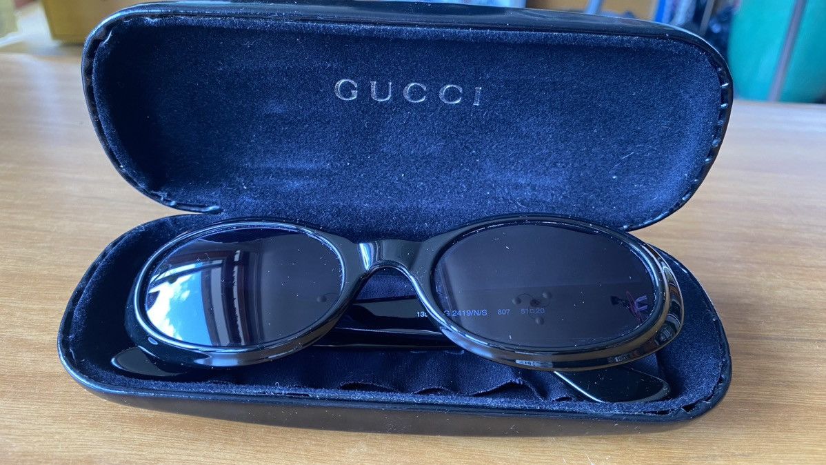 Gucci Gucci Vintage 90's Sunglasses Black 135GG 2419/N/S 807 51 20