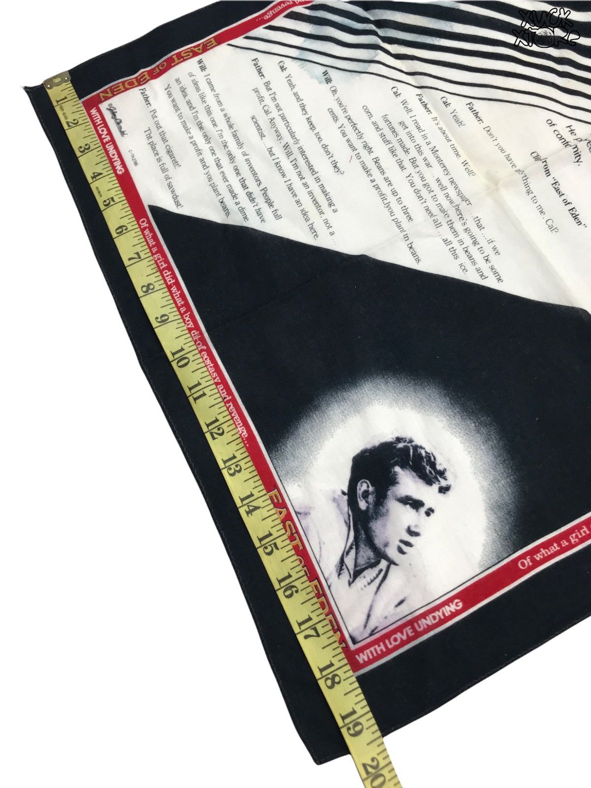 Vintage Vintage JAMES DEAN Handkerchief / Bandana / Neckerchief Size ONE SIZE - 4 Thumbnail