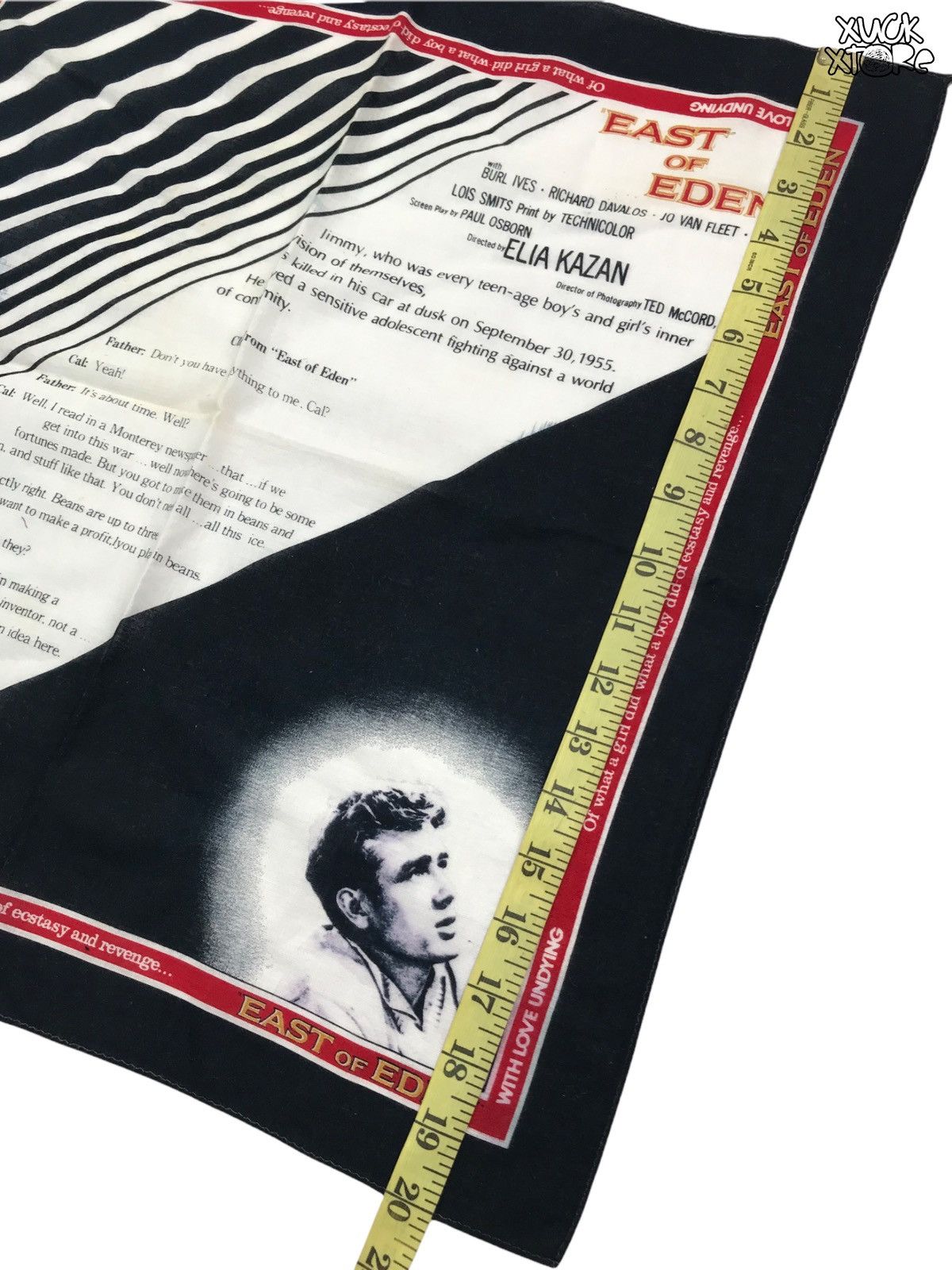 Vintage Vintage JAMES DEAN Handkerchief / Bandana / Neckerchief Size ONE SIZE - 3 Thumbnail