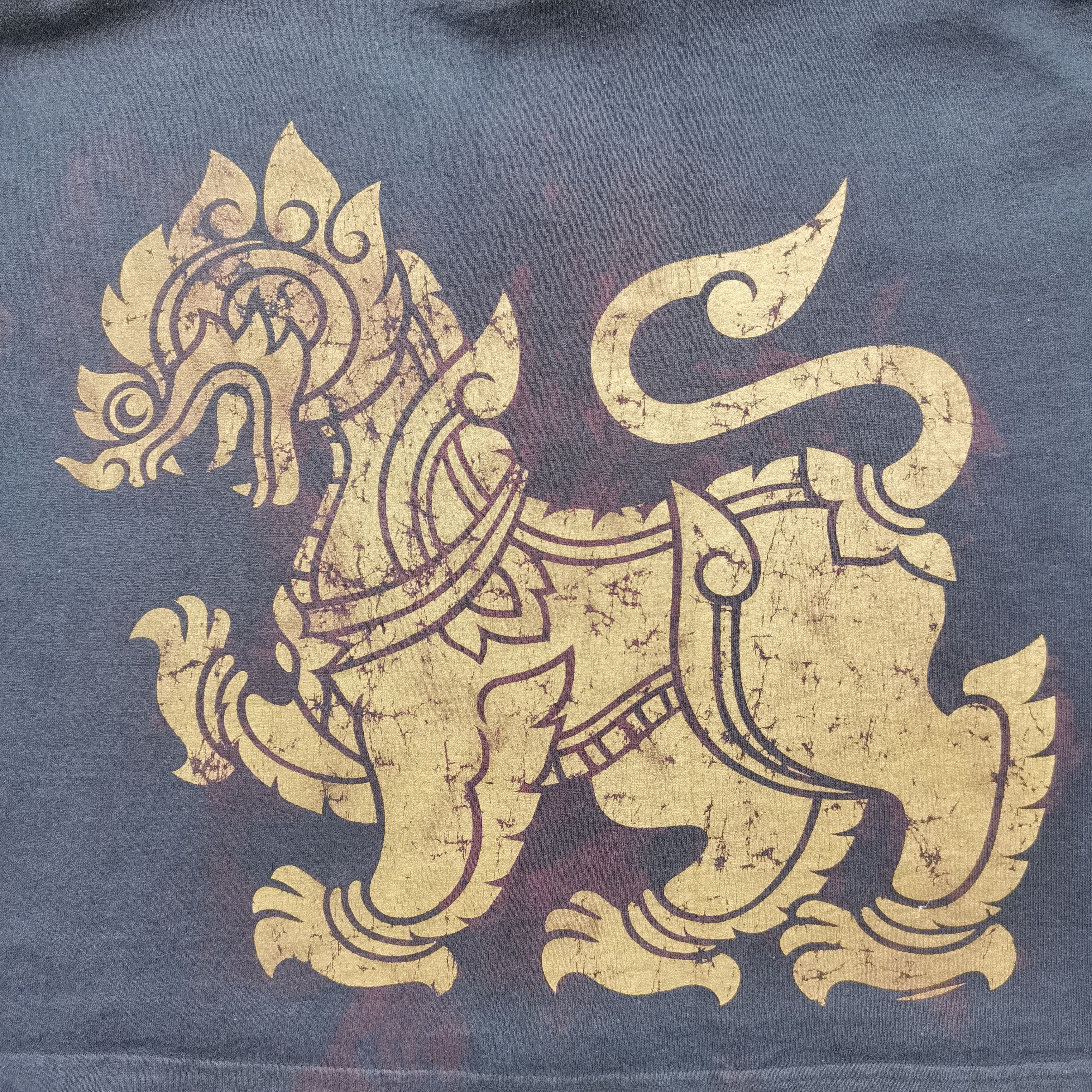 Hanes × Vintage Steals🔥 Vintage Singha Beer Sun Faded Tshirt Size US XL / EU 56 / 4 - 4 Thumbnail