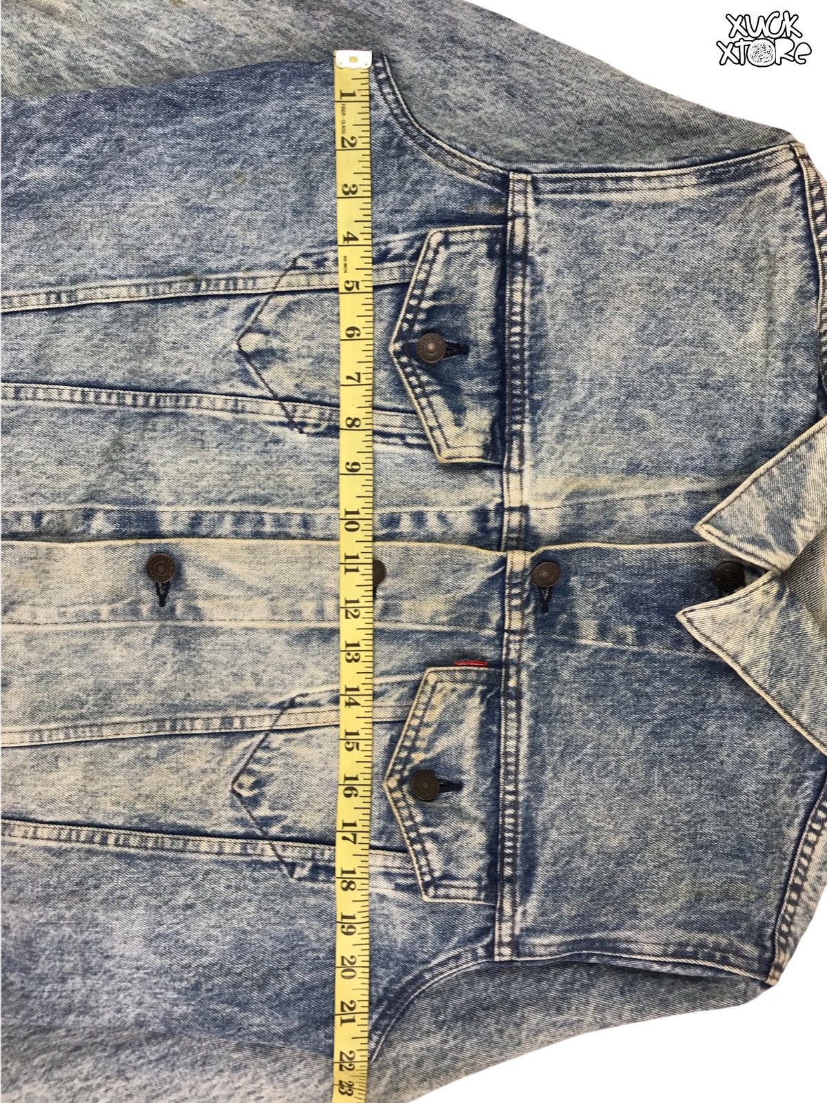 Levi's × Levi's Vintage Clothing × Vintage Vintage LEVI’S 70505 0217 DENIM JACKET ACID WASH 42 Size US L / EU 52-54 / 3 - 8 Thumbnail
