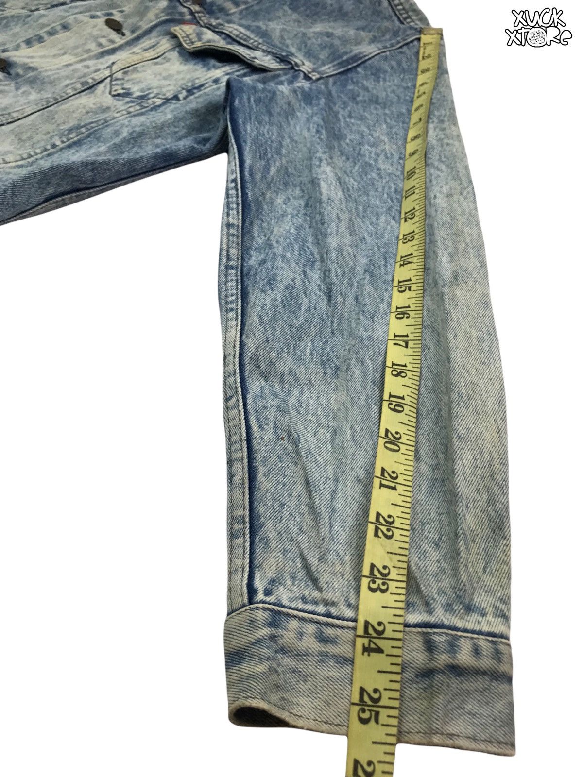 Levi's × Levi's Vintage Clothing × Vintage Vintage LEVI’S 70505 0217 DENIM JACKET ACID WASH 42 Size US L / EU 52-54 / 3 - 11 Thumbnail