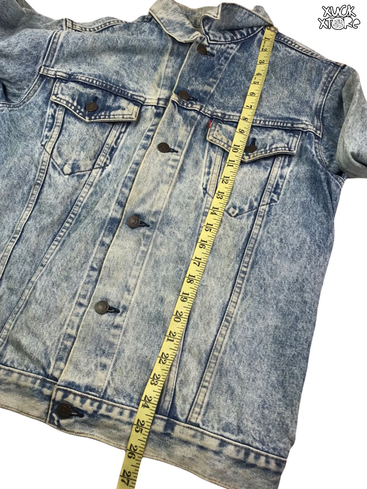 Levi's × Levi's Vintage Clothing × Vintage Vintage LEVI’S 70505 0217 DENIM JACKET ACID WASH 42 Size US L / EU 52-54 / 3 - 7 Thumbnail