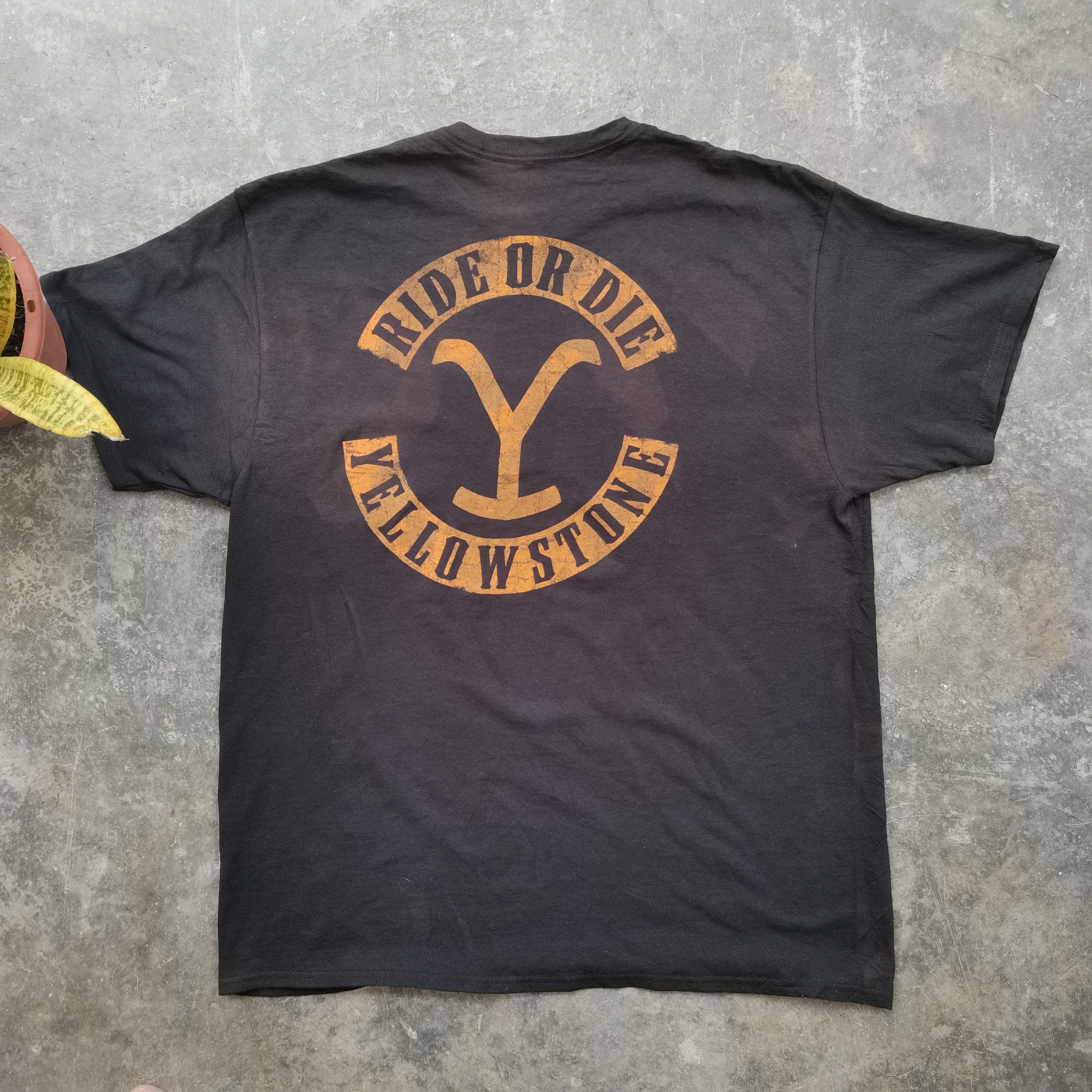 Vintage Steals🔥 YELLOWSTONE Sun Faded Tshirt Size US XL / EU 56 / 4 - 3 Thumbnail