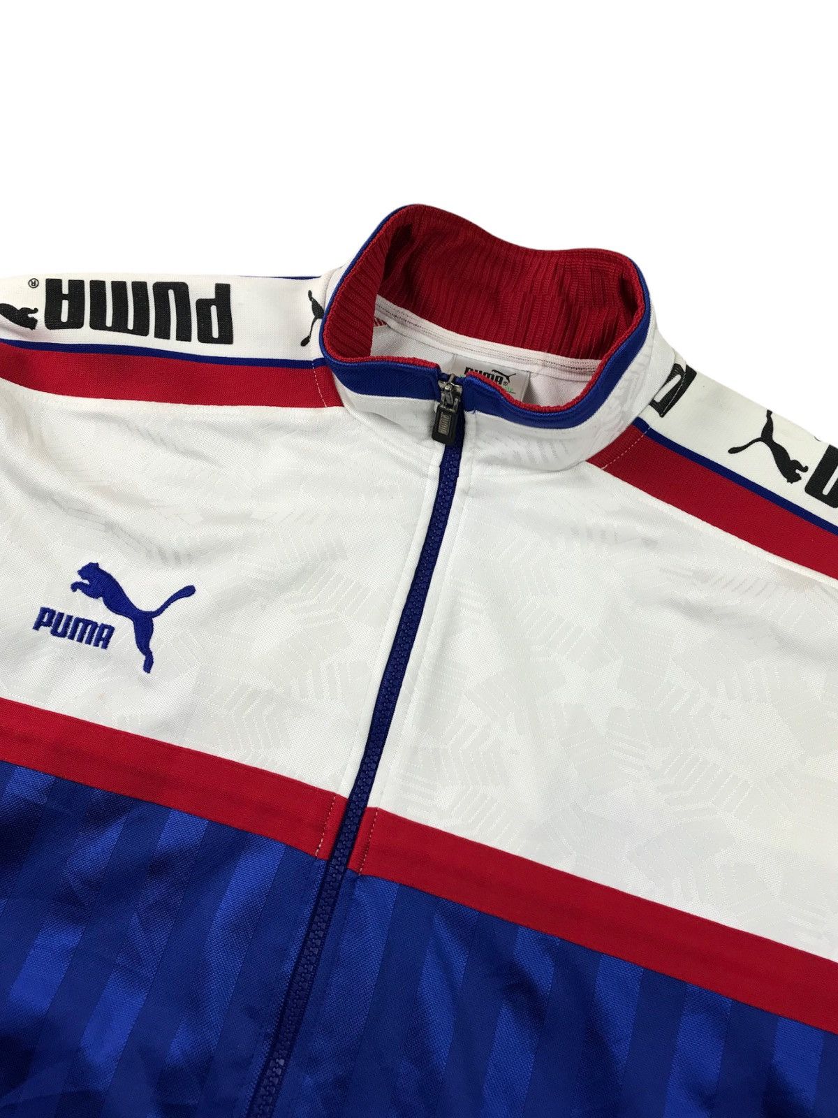 Japanese Brand × Puma × Vintage VINTAGE PUMA HIT UNION SWEATER ZIPPER M TO L Size US M / EU 48-50 / 2 - 5 Thumbnail