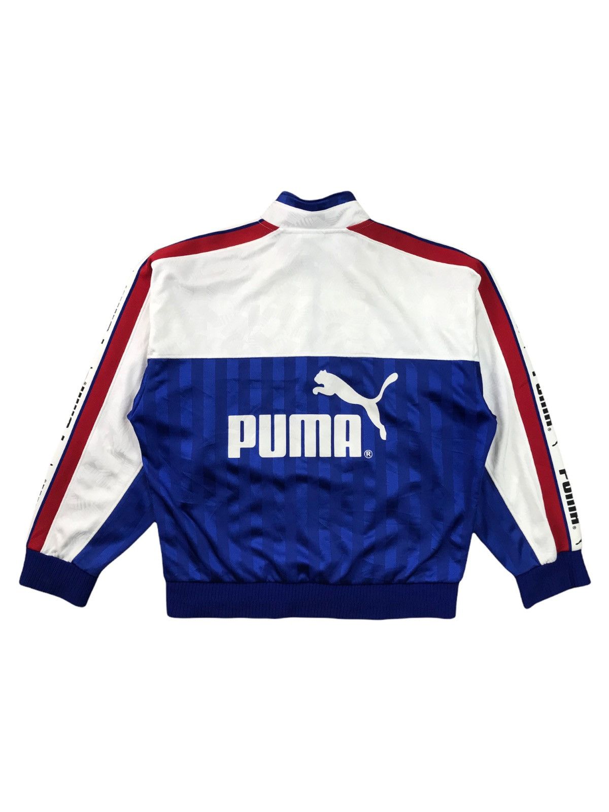 Japanese Brand × Puma × Vintage VINTAGE PUMA HIT UNION SWEATER ZIPPER M TO L Size US M / EU 48-50 / 2 - 2 Thumbnail