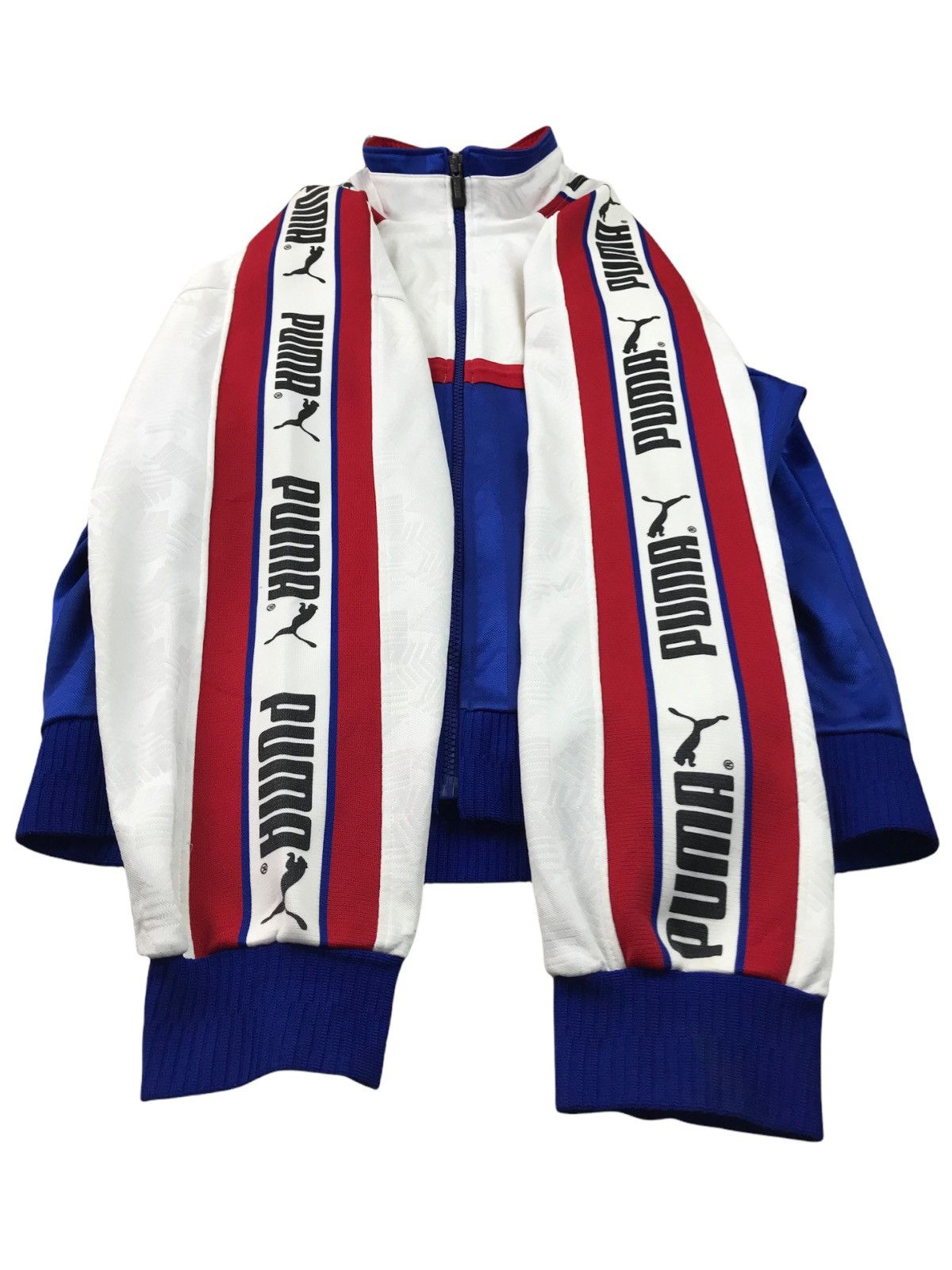 Japanese Brand × Puma × Vintage VINTAGE PUMA HIT UNION SWEATER ZIPPER M TO L Size US M / EU 48-50 / 2 - 11 Thumbnail