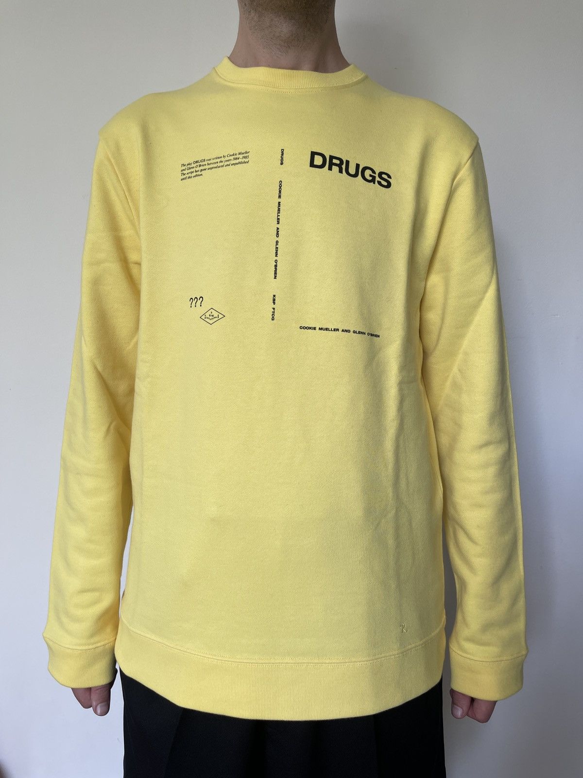 BRAND NEW WITHOUT TAGS Raf Simons Drugs Sweater Sweatshirts Hoodies