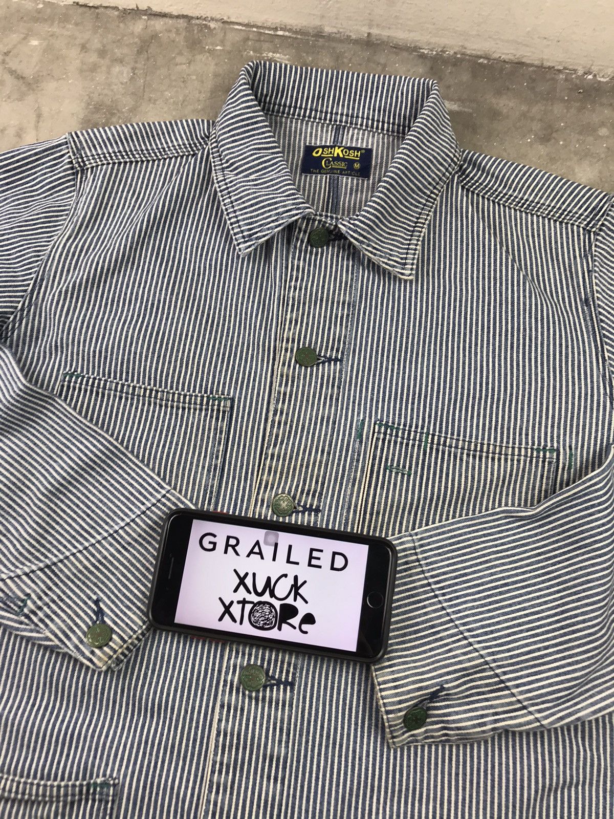Oshkosh Vintage OshKosh Workers Denim Patches Pocket Button Up Shirt Size US M / EU 48-50 / 2 - 17 Thumbnail