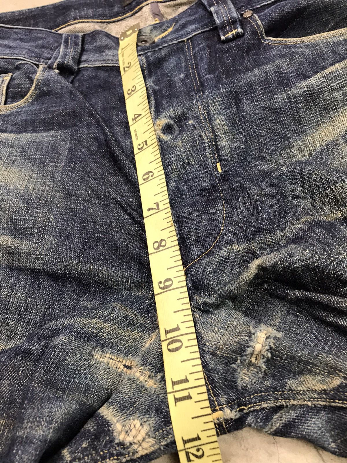 Diesel Black Gold DIESEL BLACK GOLD YELLOW LINE SELVEDGE ITALIAN MADE Size US 31 - 19 Thumbnail