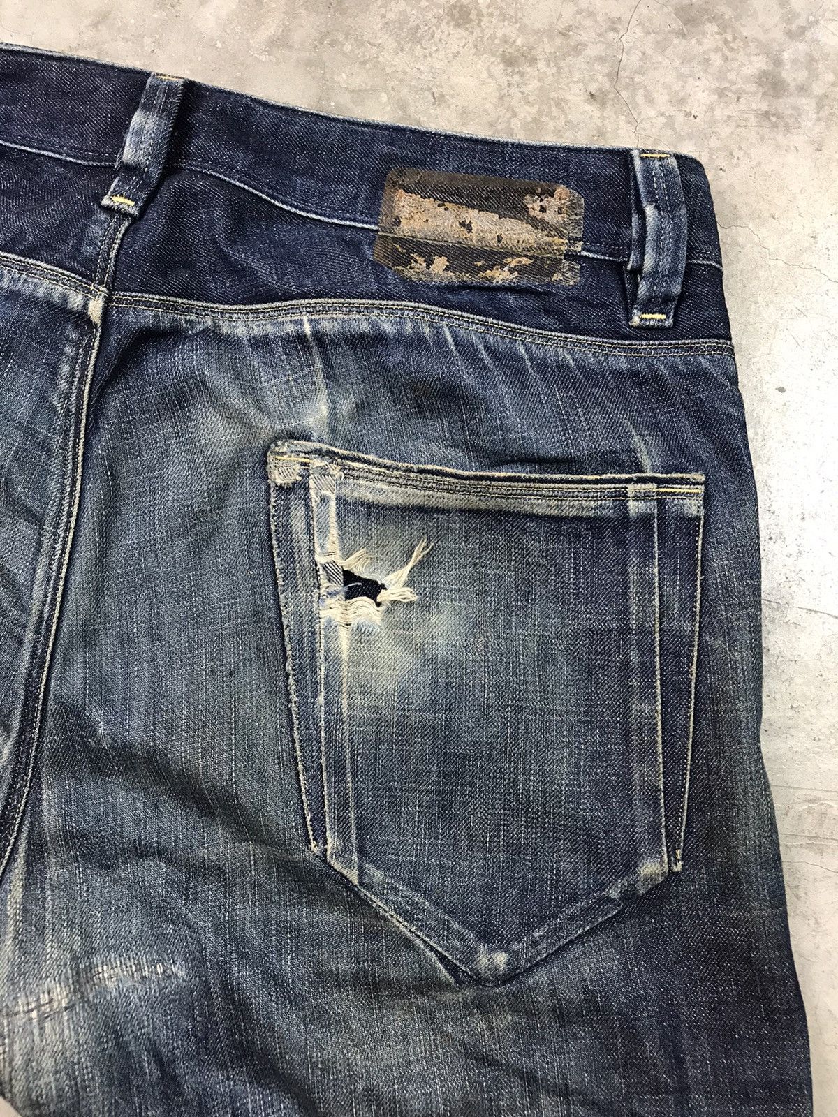 Diesel Black Gold DIESEL BLACK GOLD YELLOW LINE SELVEDGE ITALIAN MADE Size US 31 - 5 Thumbnail