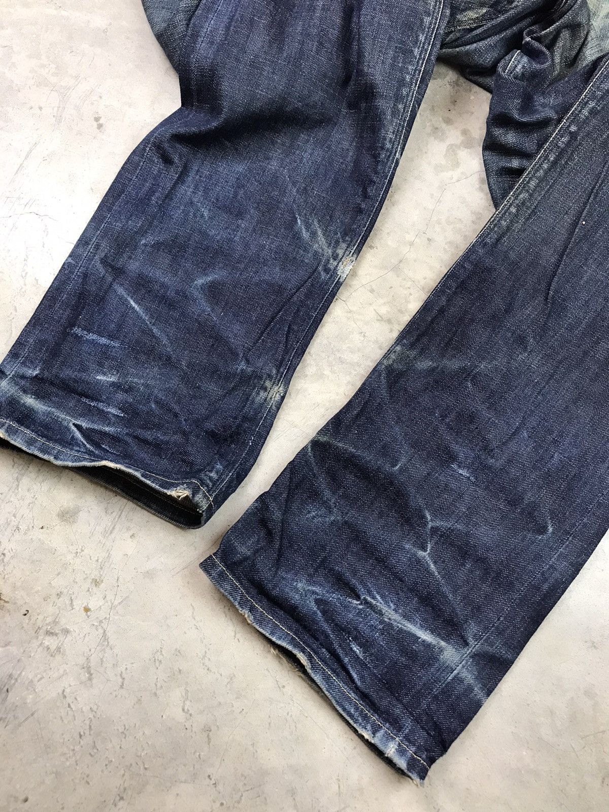 Diesel Black Gold DIESEL BLACK GOLD YELLOW LINE SELVEDGE ITALIAN MADE Size US 31 - 12 Thumbnail